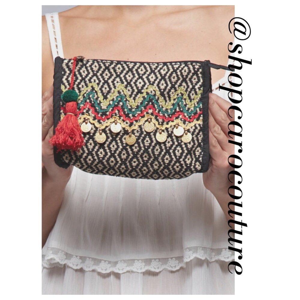 LOVESTITCH Tapestry Make-up or Clutch Bag